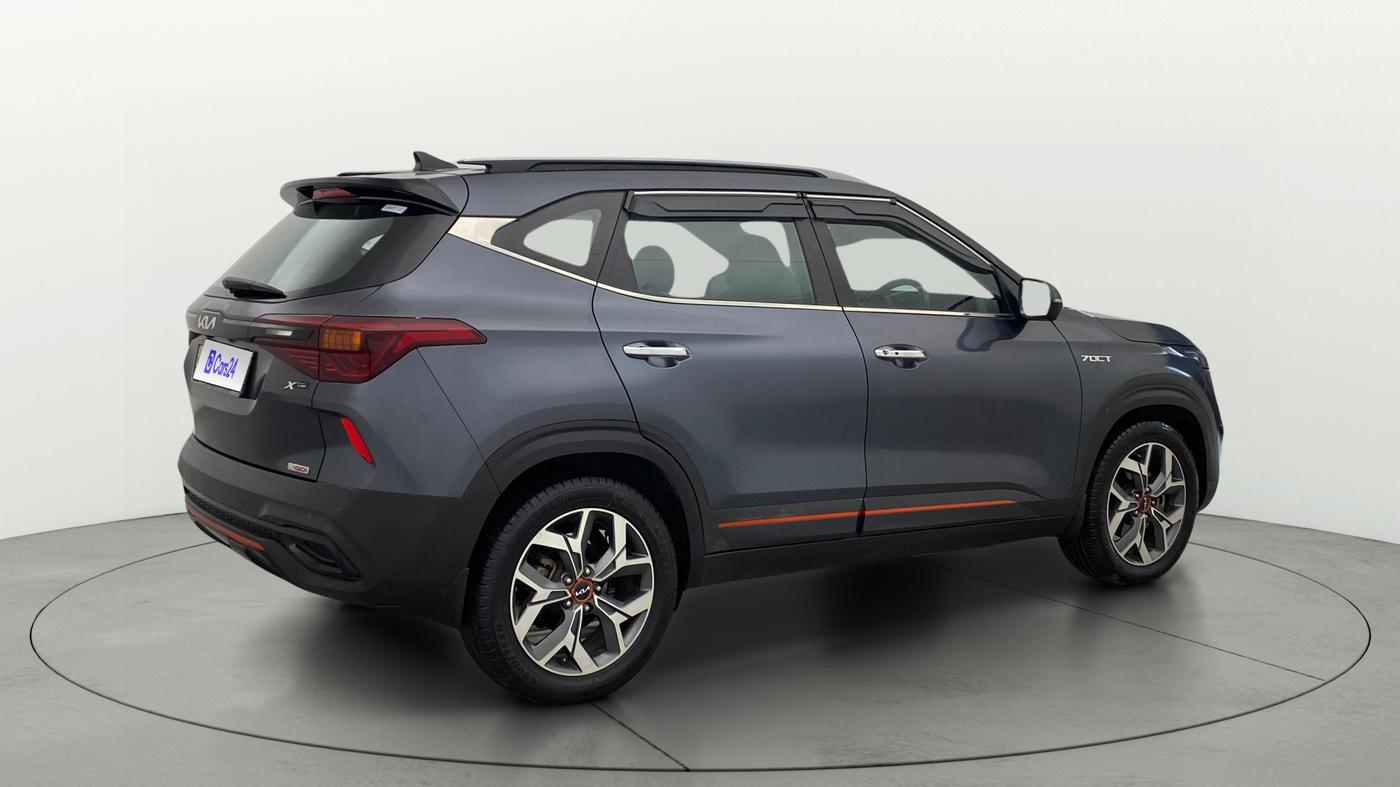 2021 KIA SELTOS X LINE 1.4 PETROL DCT, Petrol, Automatic, 58,027 km, Right Back Diagonal