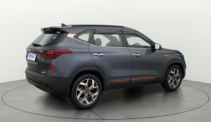 2021 KIA SELTOS X LINE 1.4 PETROL DCT, Petrol, Automatic, 58,027 km, Right Back Diagonal