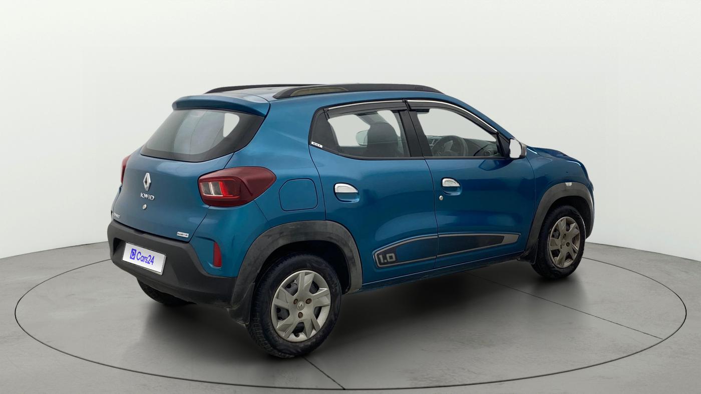 2019 Renault Kwid RXT 1.0 AMT, Petrol, Automatic, 43,192 km, Right Back Diagonal