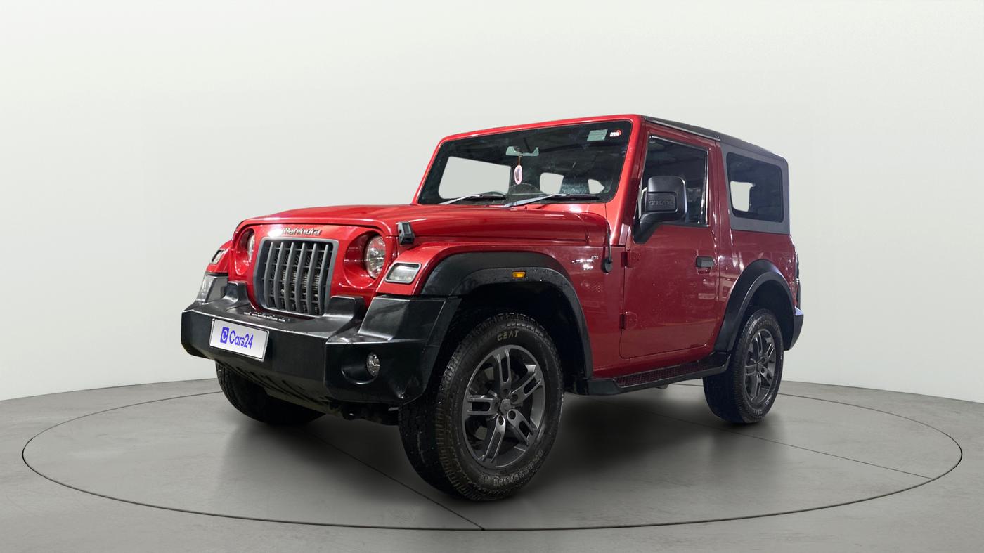 2023 Mahindra Thar LX PETROL HT 4WD AT, Petrol, Automatic, 8,873 km, Left Front Diagonal