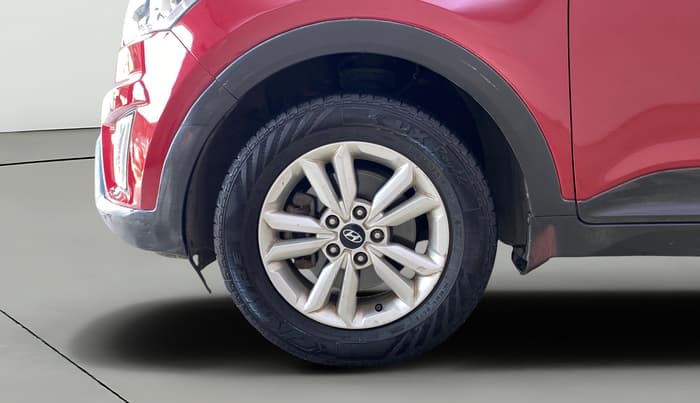 2016 Hyundai Creta SX PLUS 1.6 PETROL, Petrol, Manual, 1,32,115 km, Left Front Wheel