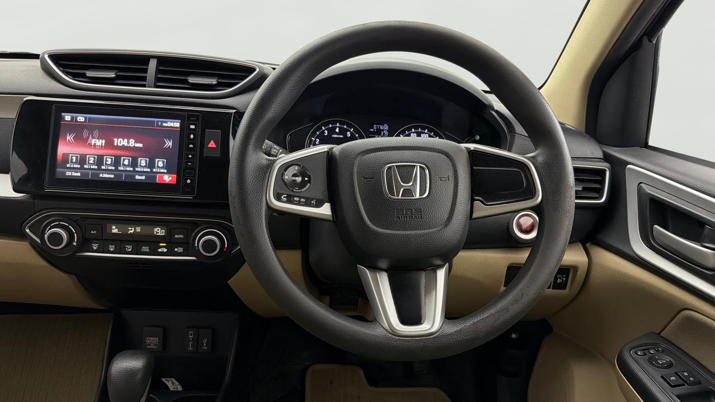2022 Honda Amaze 1.2L I-VTEC VX CVT, Petrol, Automatic, 77,644 km, Steering Wheel Close Up