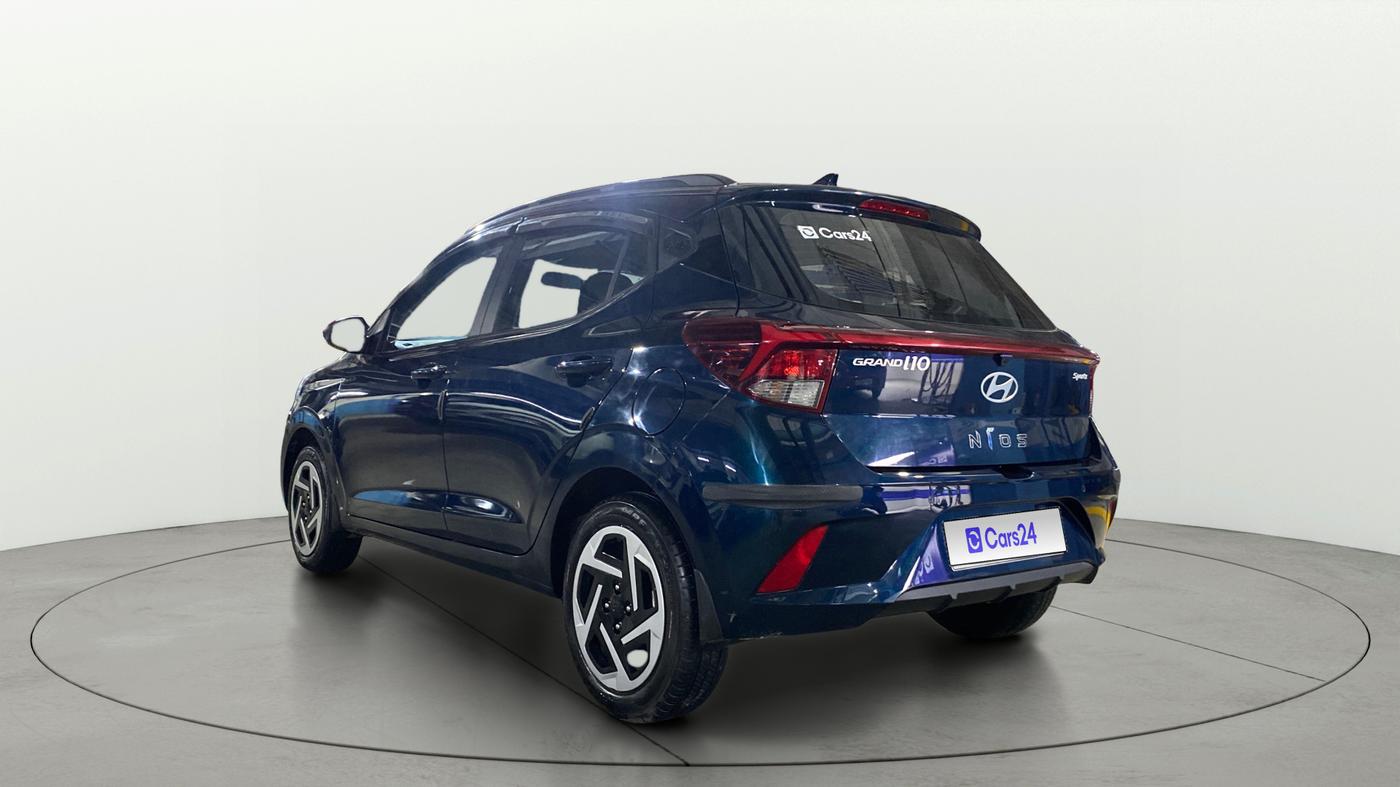 2023 Hyundai GRAND I10 NIOS SPORTZ 1.2 KAPPA VTVT, Petrol, Manual, 5,168 km, Left Back Diagonal