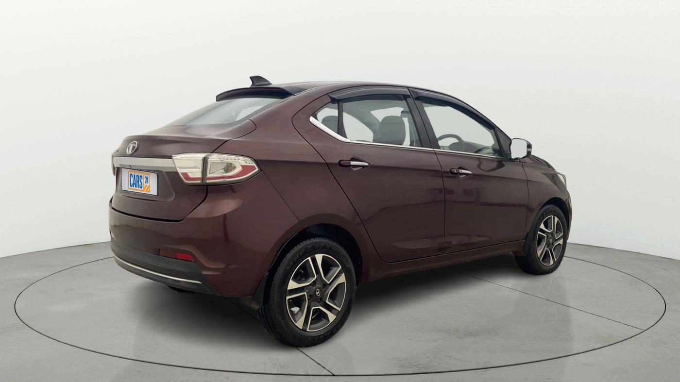 2021 Tata TIGOR XZA PLUS PETROL, Petrol, Automatic, 85,935 km, Right Back Diagonal