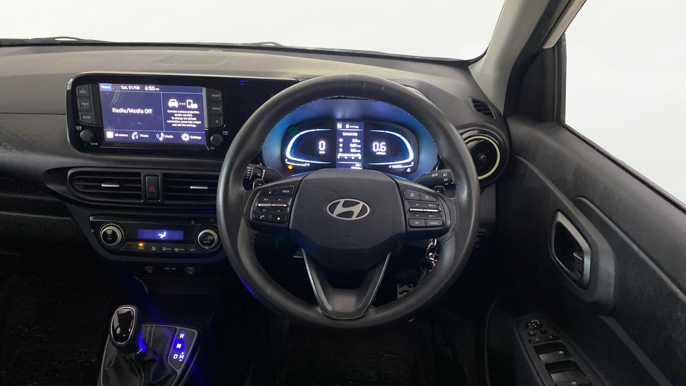 2024 Hyundai EXTER SX 1.2 AMT DUAL TONE, Petrol, Automatic, 18,660 km, Steering Wheel Close Up