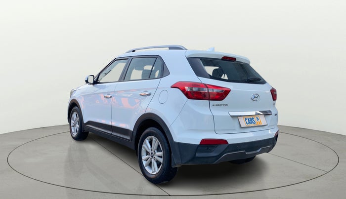 2017 Hyundai Creta SX PLUS 1.6 DIESEL, Diesel, Manual, 1,24,911 km, Left Back Diagonal