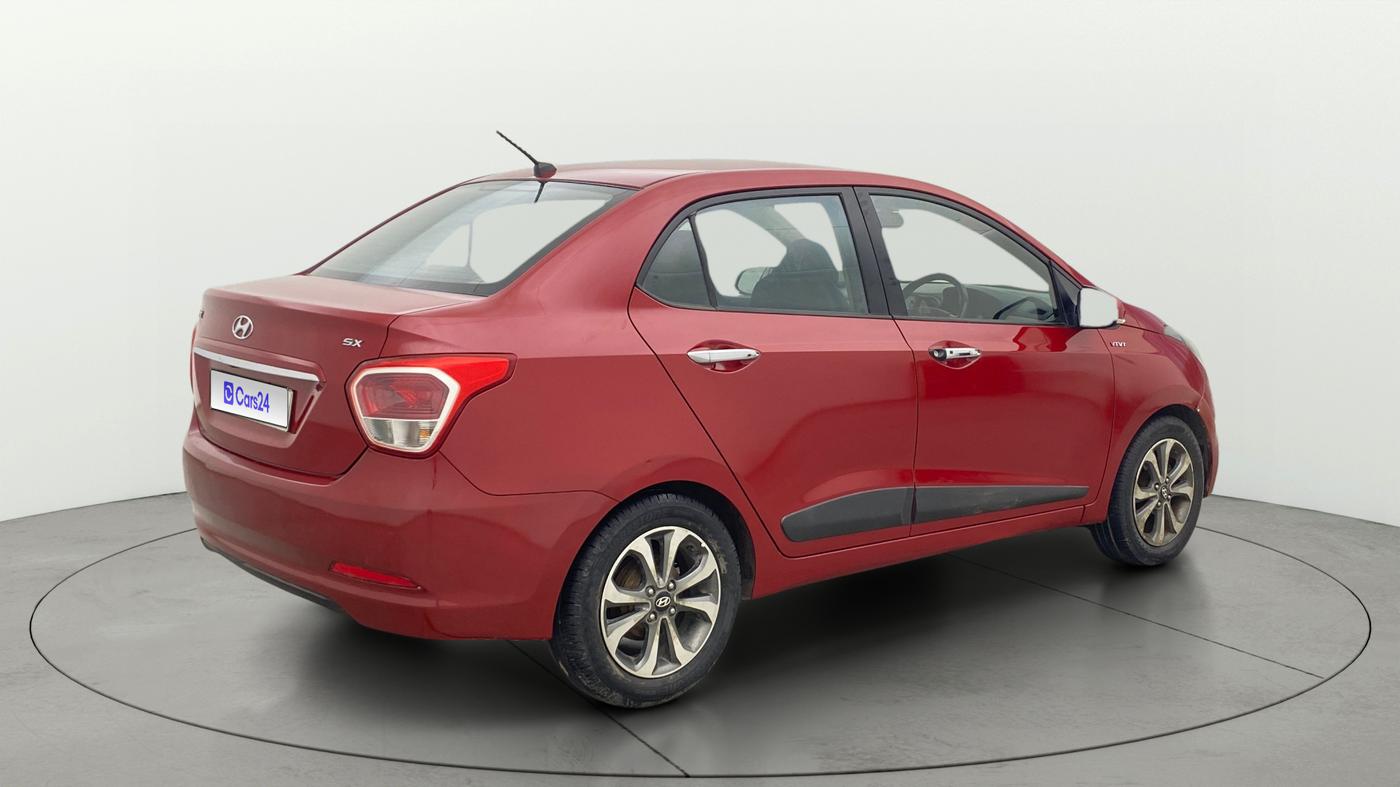 2014 Hyundai Xcent SX 1.2 (O), Petrol, Manual, 71,336 km, Right Back Diagonal