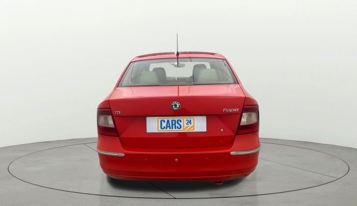 2013 Skoda Rapid ELEGANCE 1.6 TDI CR MT, Diesel, Manual, 1,02,515 km, Back/Rear