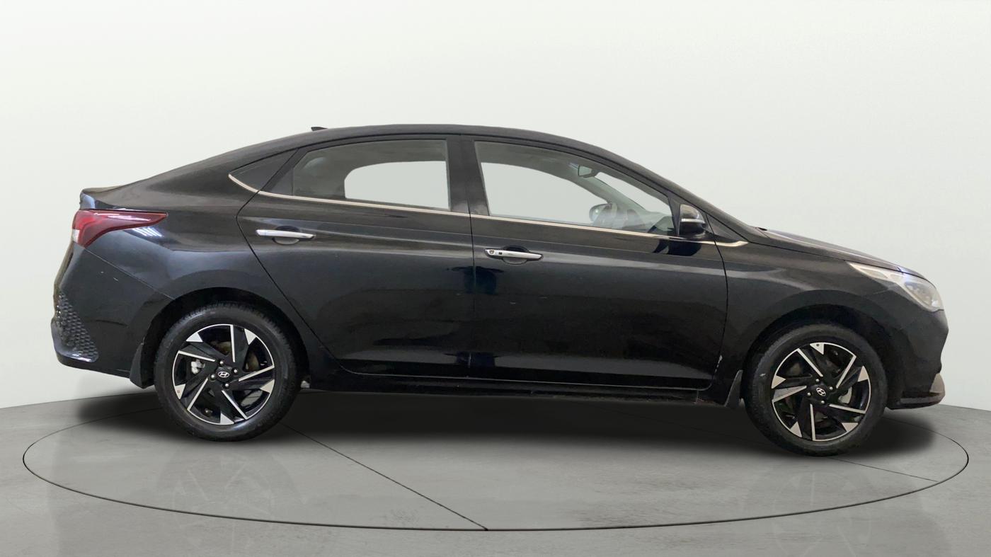 2021 Hyundai Verna SX (O) 1.0 TURBO DCT, Petrol, Automatic, 70,265 km, Right Side View