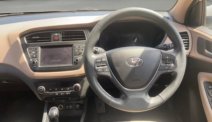 2019 Hyundai Elite i20 ASTA (O) CVT, Petrol, Automatic, 37,378 km, Steering Wheel Close Up
