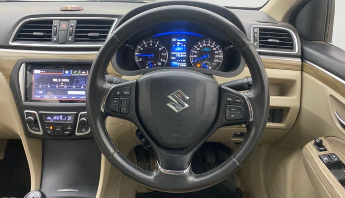 2019 Maruti Ciaz ALPHA 1.5 SHVS PETROL, Petrol, Manual, 57,322 km, Steering Wheel Close Up