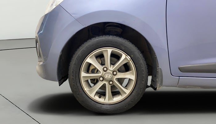 2014 Hyundai Grand i10 ASTA (O) 1.2 KAPPA VTVT, Petrol, Manual, 34,694 km, Left Front Wheel