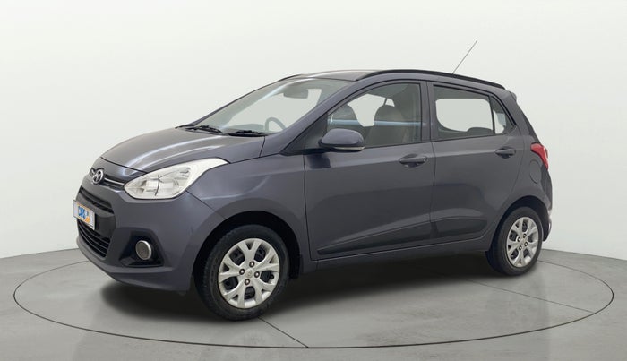 2015 Hyundai Grand i10 SPORTZ 1.2 KAPPA VTVT, Petrol, Manual, 29,847 km, Left Front Diagonal