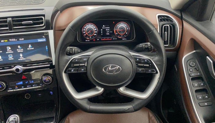 2022 Hyundai ALCAZAR PLATINUM 1.5 MT 7STR, Diesel, Manual, 80,331 km, Steering Wheel Close Up