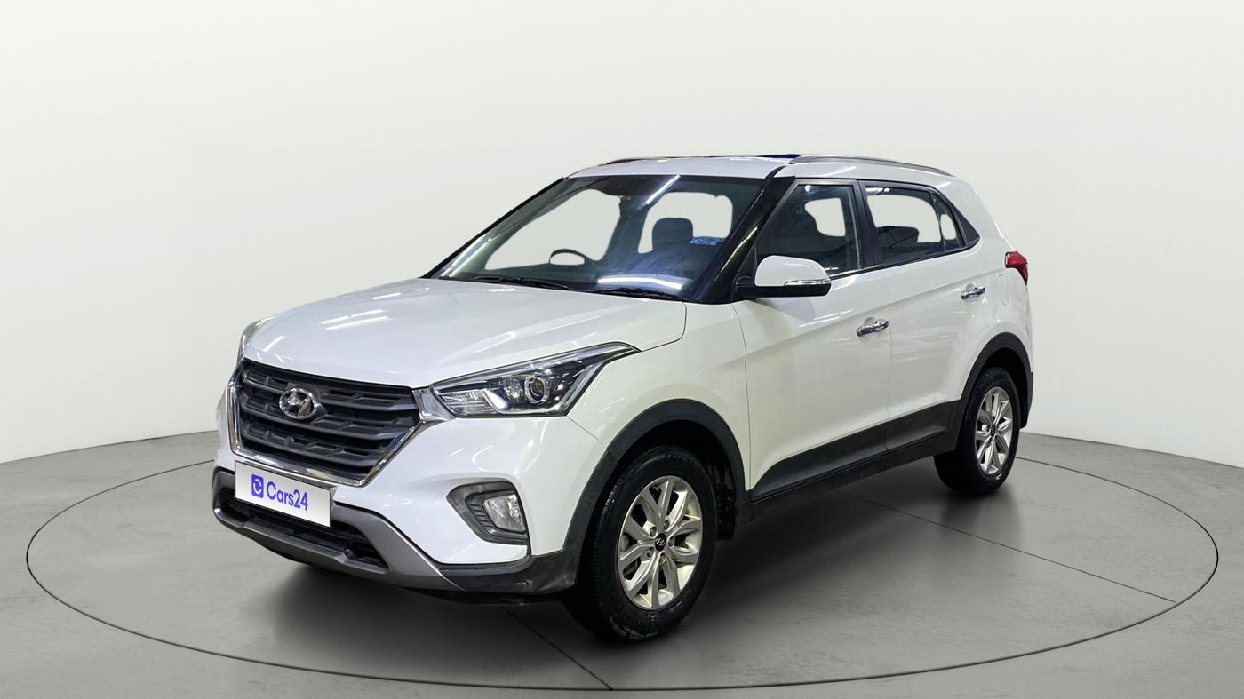 2019 Hyundai Creta SX 1.6 PETROL, Petrol, Manual, 49,481 km, Left Front Diagonal