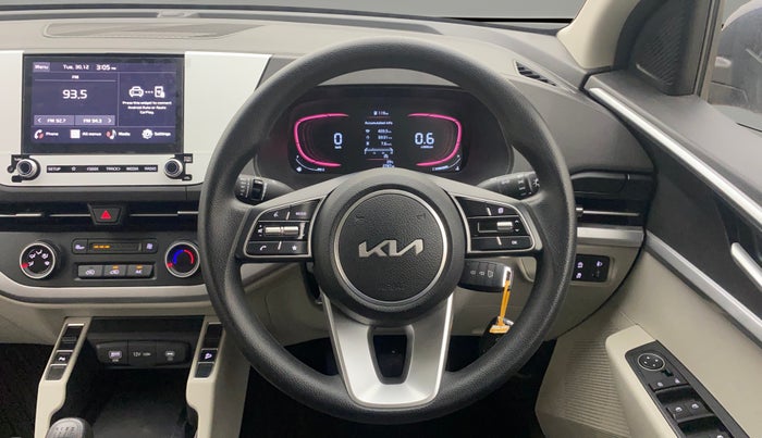 2023 KIA CARENS PRESTIGE 1.5 PETROL 7 STR, Petrol, Manual, 2,787 km, Steering Wheel Close Up