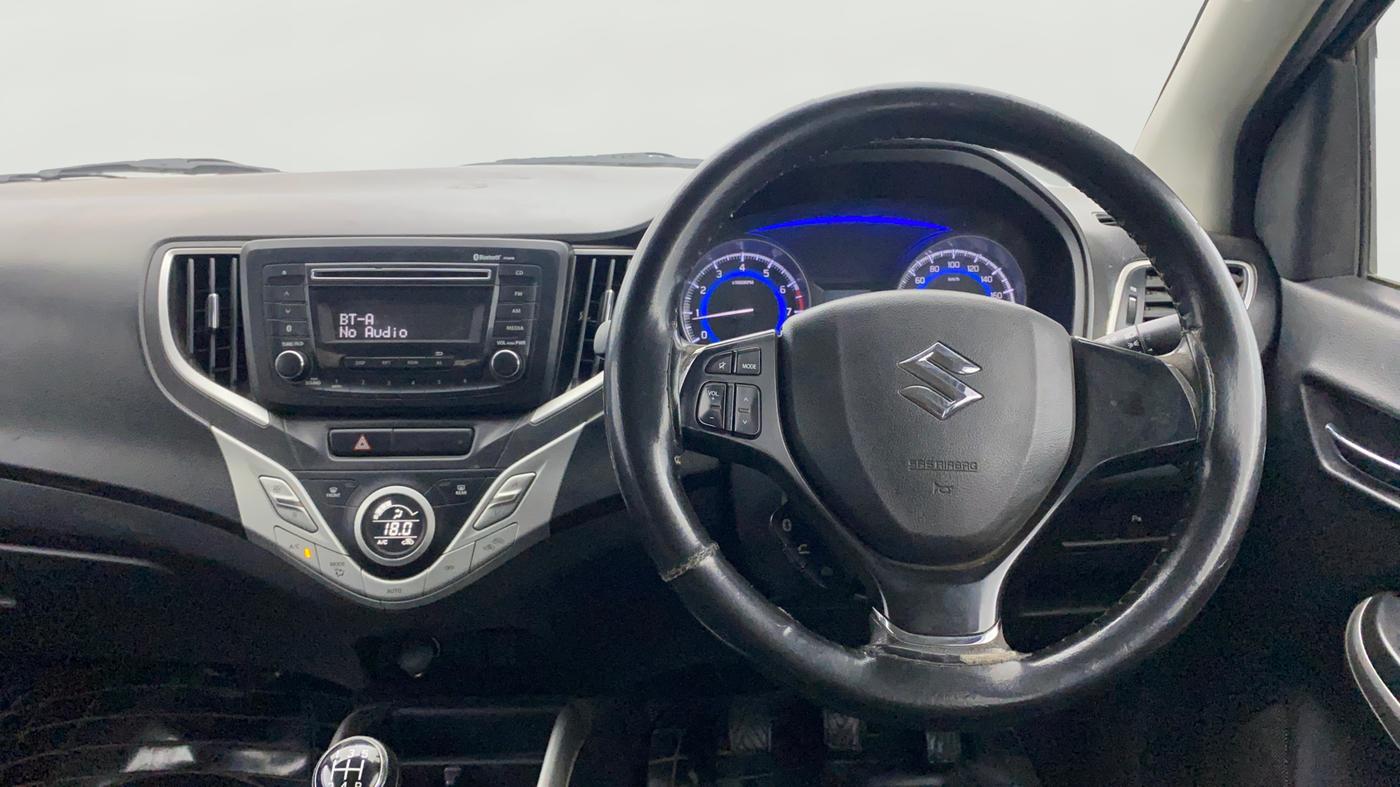 2018 Maruti Baleno DELTA PETROL 1.2, Petrol, Manual, 87,170 km, Steering Wheel Close Up