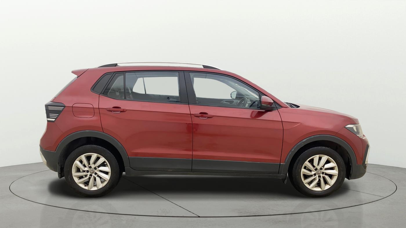 2022 Volkswagen TAIGUN HIGHLINE 1.0 TSI AT, Petrol, Automatic, 28,274 km, Right Side View