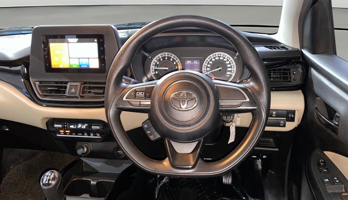 2023 Toyota Glanza S, Petrol, Manual, 15,175 km, Steering Wheel Close Up