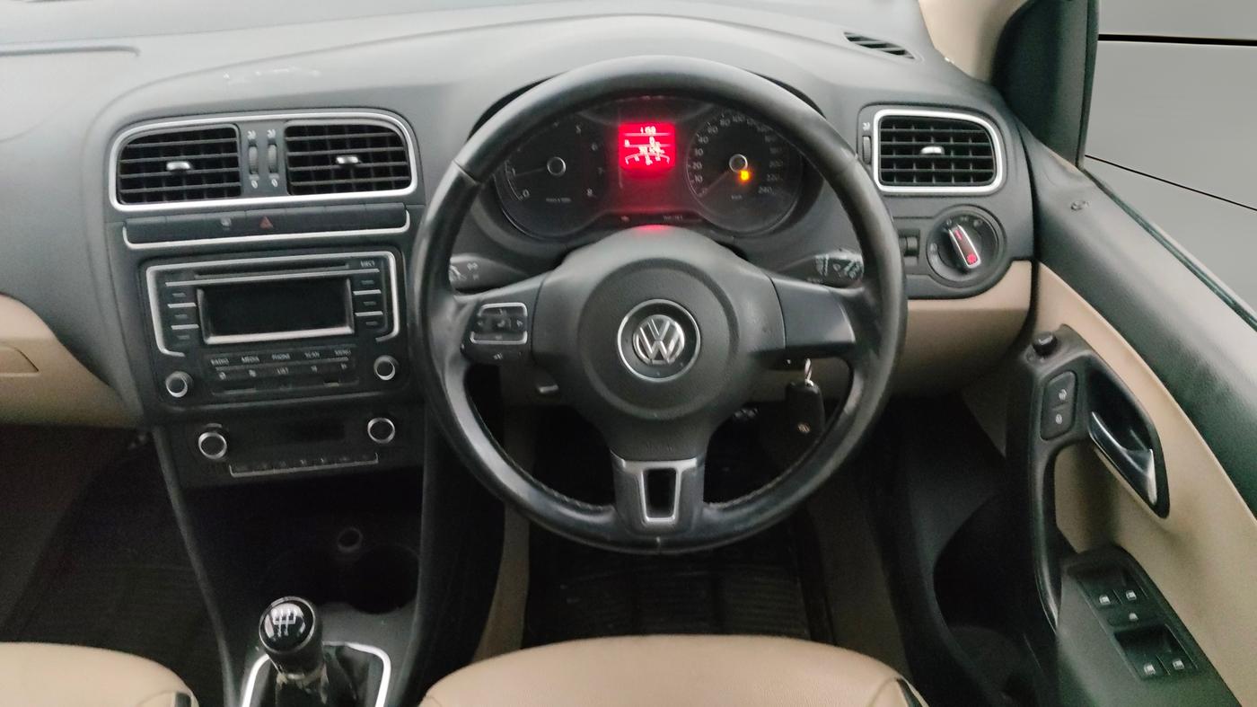 2013 Volkswagen Polo HIGHLINE1.2L, Petrol, Manual, 90,195 km, Steering Wheel Close Up