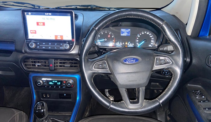2019 Ford Ecosport TITANIUM 1.5L SIGNATURE EDITION (SUNROOF) PETROL, Petrol, Manual, 1,03,358 km, Steering Wheel Close Up