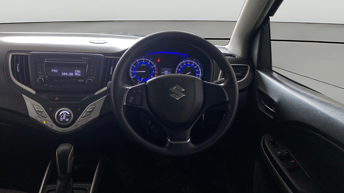 2017 Maruti Baleno DELTA CVT PETROL 1.2, Petrol, Automatic, 40,279 km, Steering Wheel Close Up