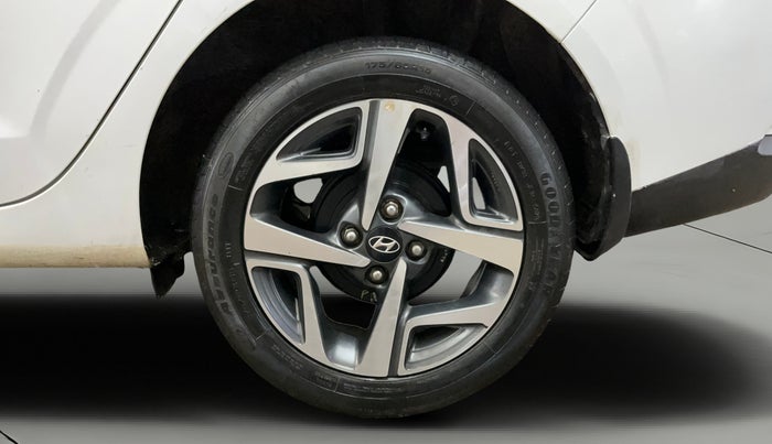 2021 Hyundai AURA SX PLUS 1.2 AMT, Petrol, Automatic, 27,227 km, Left Rear Wheel