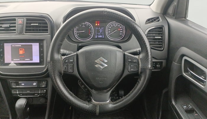 2020 Maruti Vitara Brezza ZXI AT SHVS, Petrol, Automatic, 53,042 km, Steering Wheel Close Up
