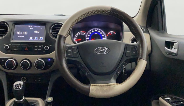 2019 Hyundai Grand i10 SPORTZ 1.2 KAPPA VTVT, CNG, Manual, 58,250 km, Steering Wheel Close Up