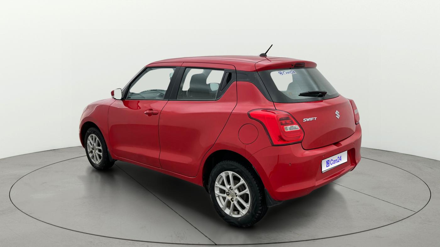 2018 Maruti Swift ZXI AMT, Petrol, Automatic, 81,887 km, Left Back Diagonal