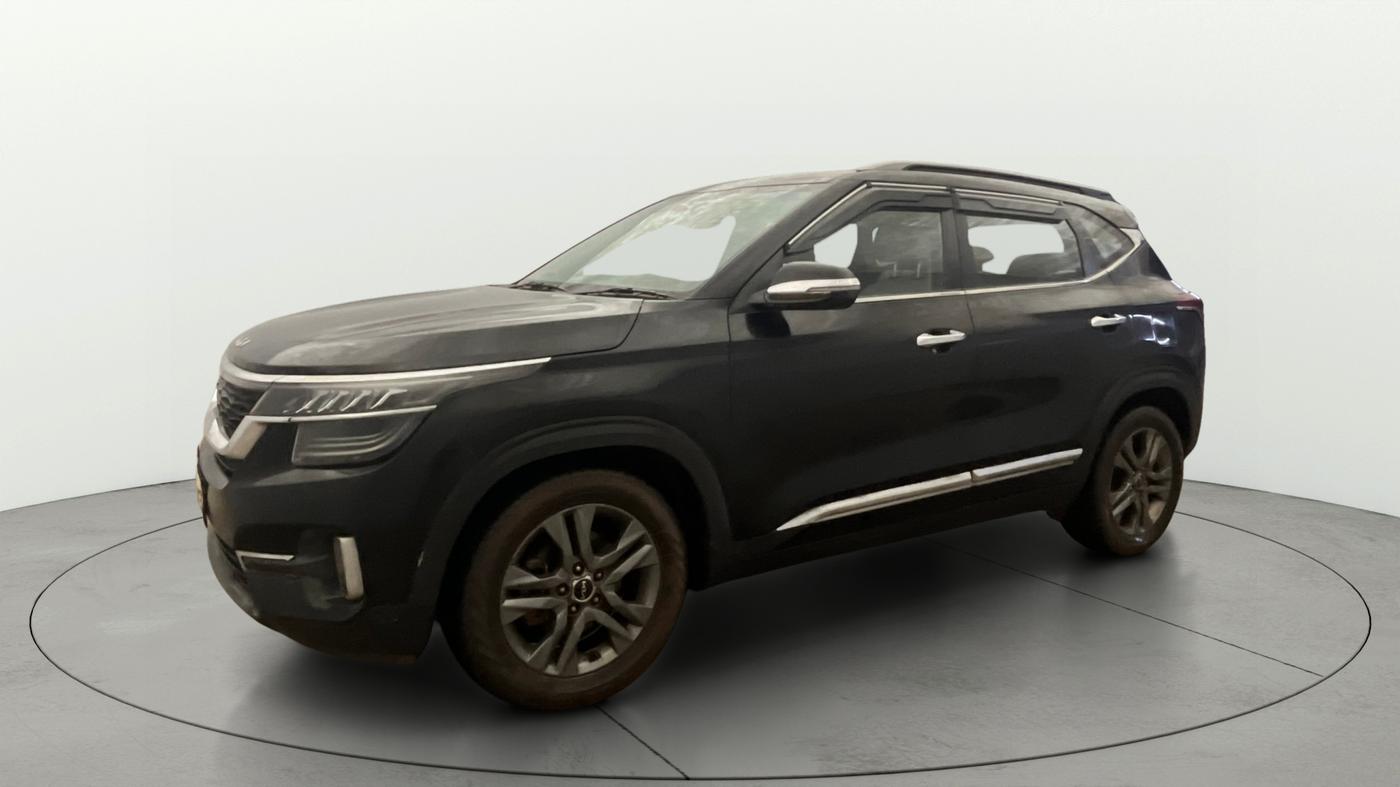 2021 KIA SELTOS HTX IVT 1.5 PETROL, Petrol, Automatic, 70,524 km, Left Front Diagonal