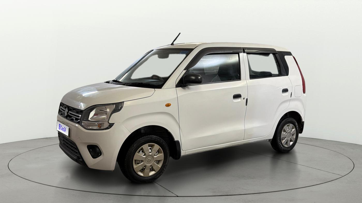 2020 Maruti New Wagon-R LXI 1.0, Petrol, Manual, 20,484 km, Left Front Diagonal