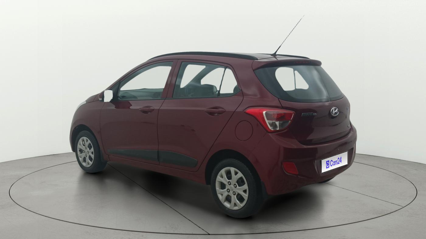2015 Hyundai Grand i10 SPORTZ 1.2 KAPPA VTVT, Petrol, Manual, 67,581 km, Left Back Diagonal