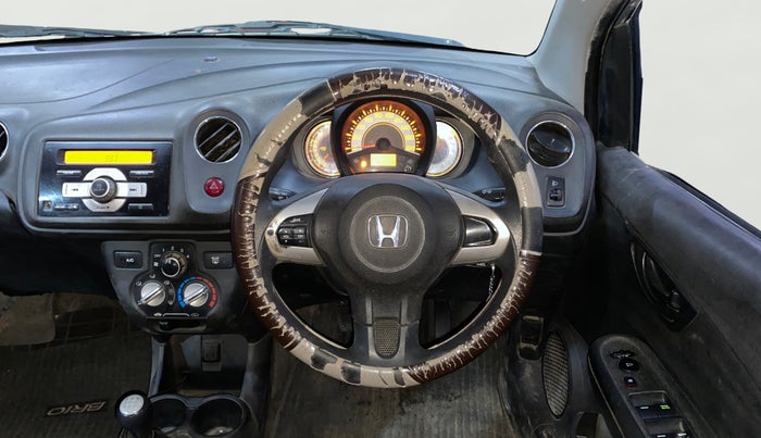 2013 Honda Brio S MT, Petrol, Manual, 85,021 km, Steering Wheel Close Up