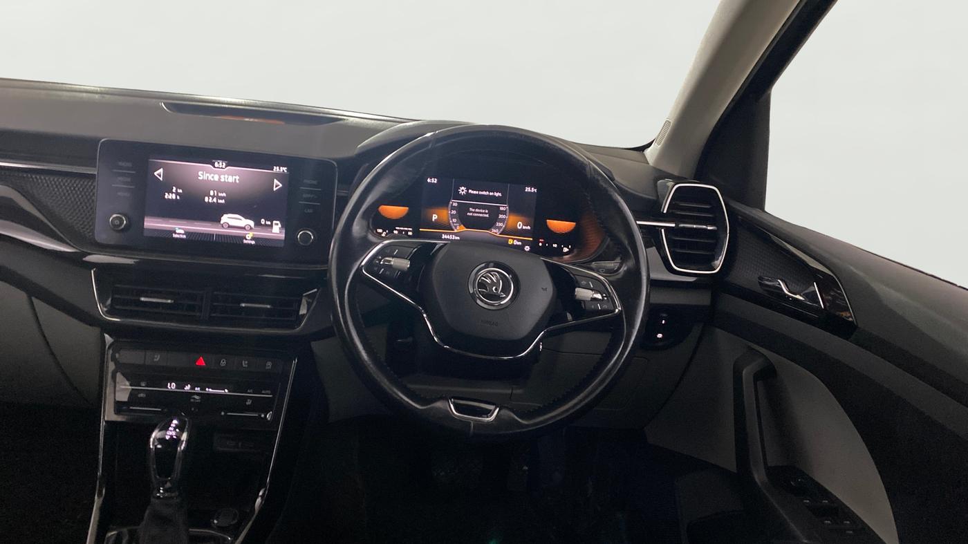 2022 Skoda KUSHAQ STYLE 1.5L TSI DSG, Petrol, Automatic, 34,453 km, Steering Wheel Close Up