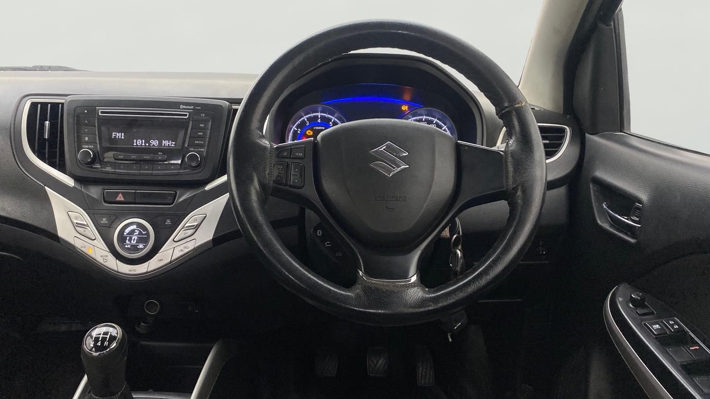 2018 Maruti Baleno DELTA PETROL 1.2, Petrol, Manual, 56,648 km, Steering Wheel Close Up