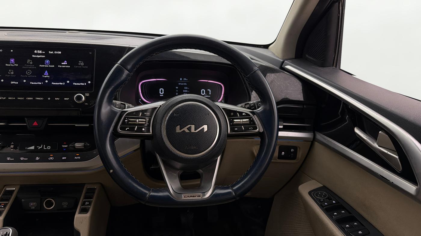 2022 KIA CARENS LUXURY 1.5 DIESEL 7 STR, Diesel, Manual, 82,982 km, Steering Wheel Close Up