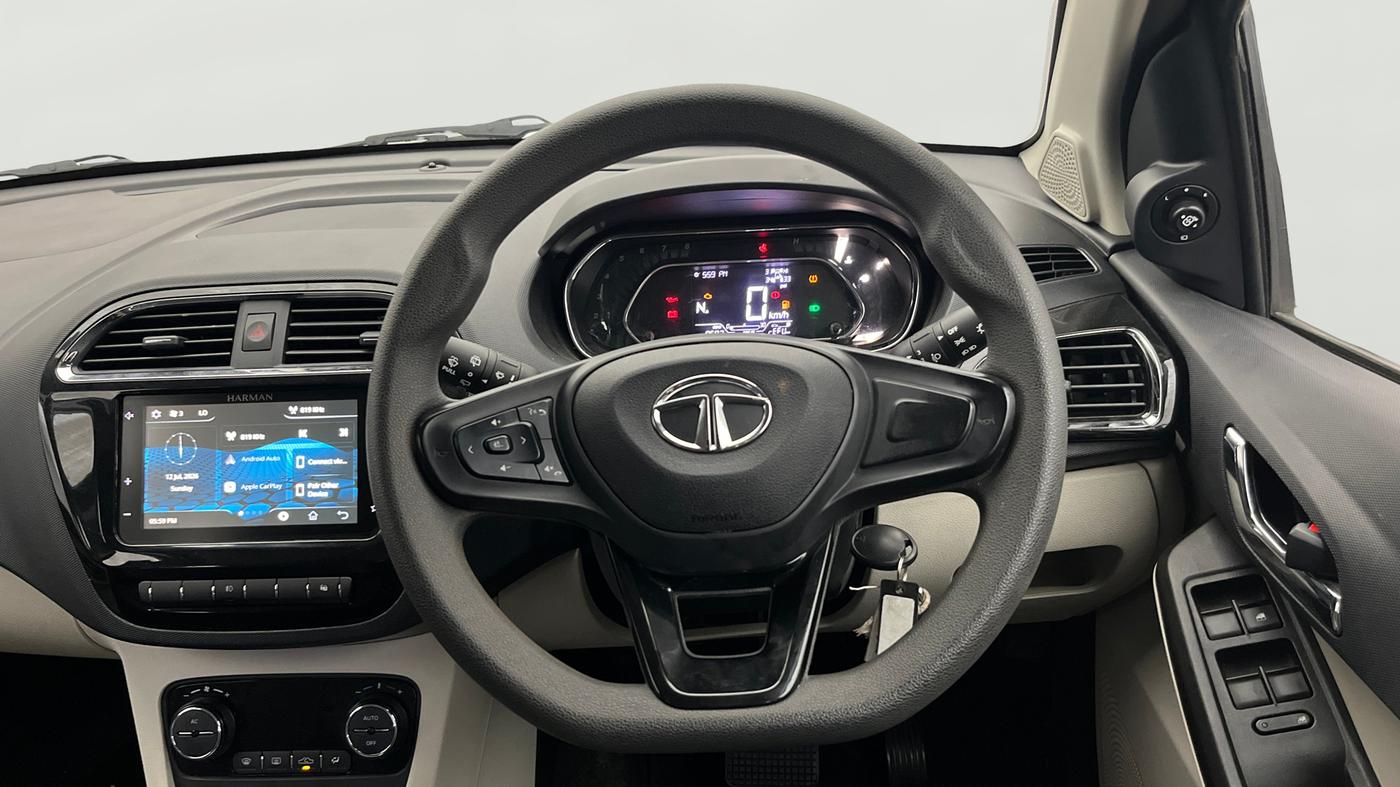 2023 Tata Tiago XZA PLUS PETROL, Petrol, Automatic, 9,447 km, Steering Wheel Close Up