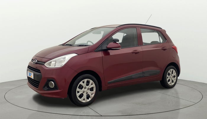 2015 Hyundai Grand i10 SPORTZ 1.2 KAPPA VTVT, Petrol, Manual, 37,244 km, Left Front Diagonal