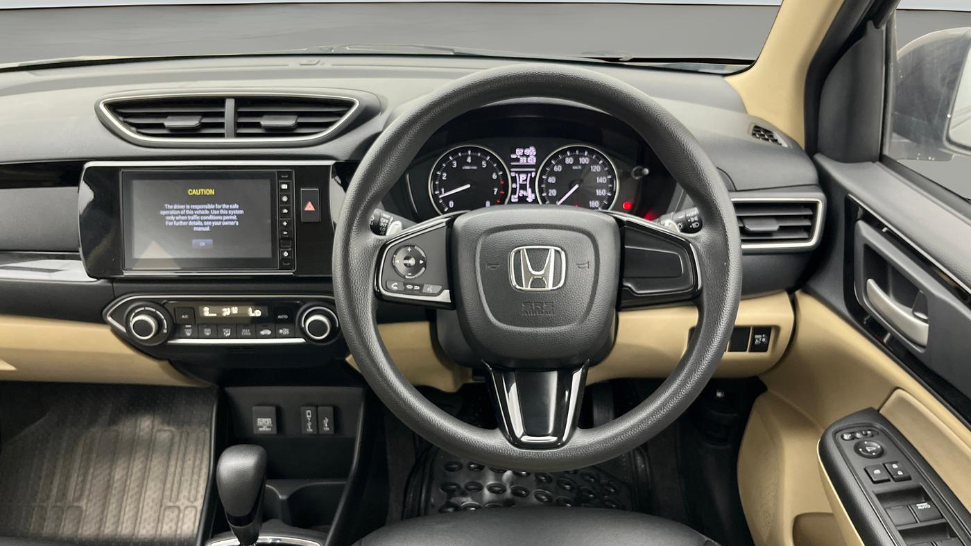 2019 Honda Amaze 1.2L I-VTEC VX CVT, Petrol, Automatic, 21,954 km, Steering Wheel Close Up