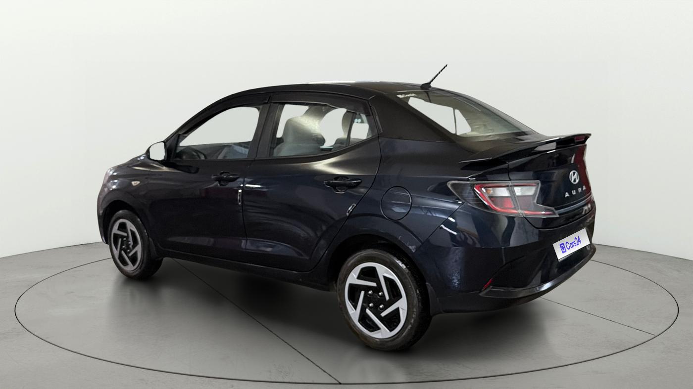 2026 Hyundai AURA S 1.2 CNG, CNG, Manual, 591 km, Left Back Diagonal