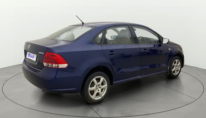 2013 Volkswagen Vento HIGHLINE PETROL AT, Petrol, Automatic, 74,967 km, Right Back Diagonal