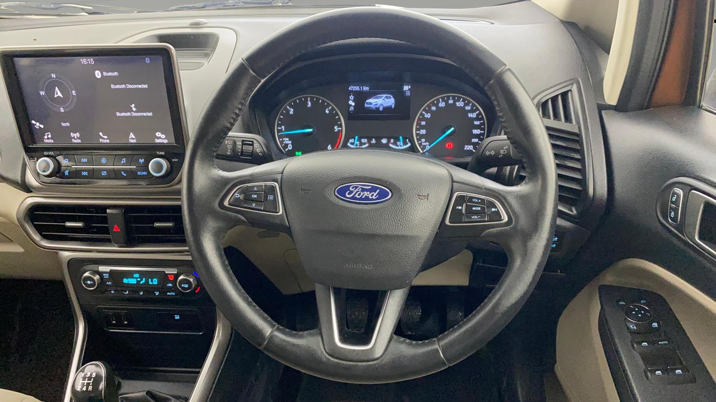 2021 Ford Ecosport TITANIUM 1.5L DIESEL, Diesel, Manual, 47,126 km, Steering Wheel Close Up