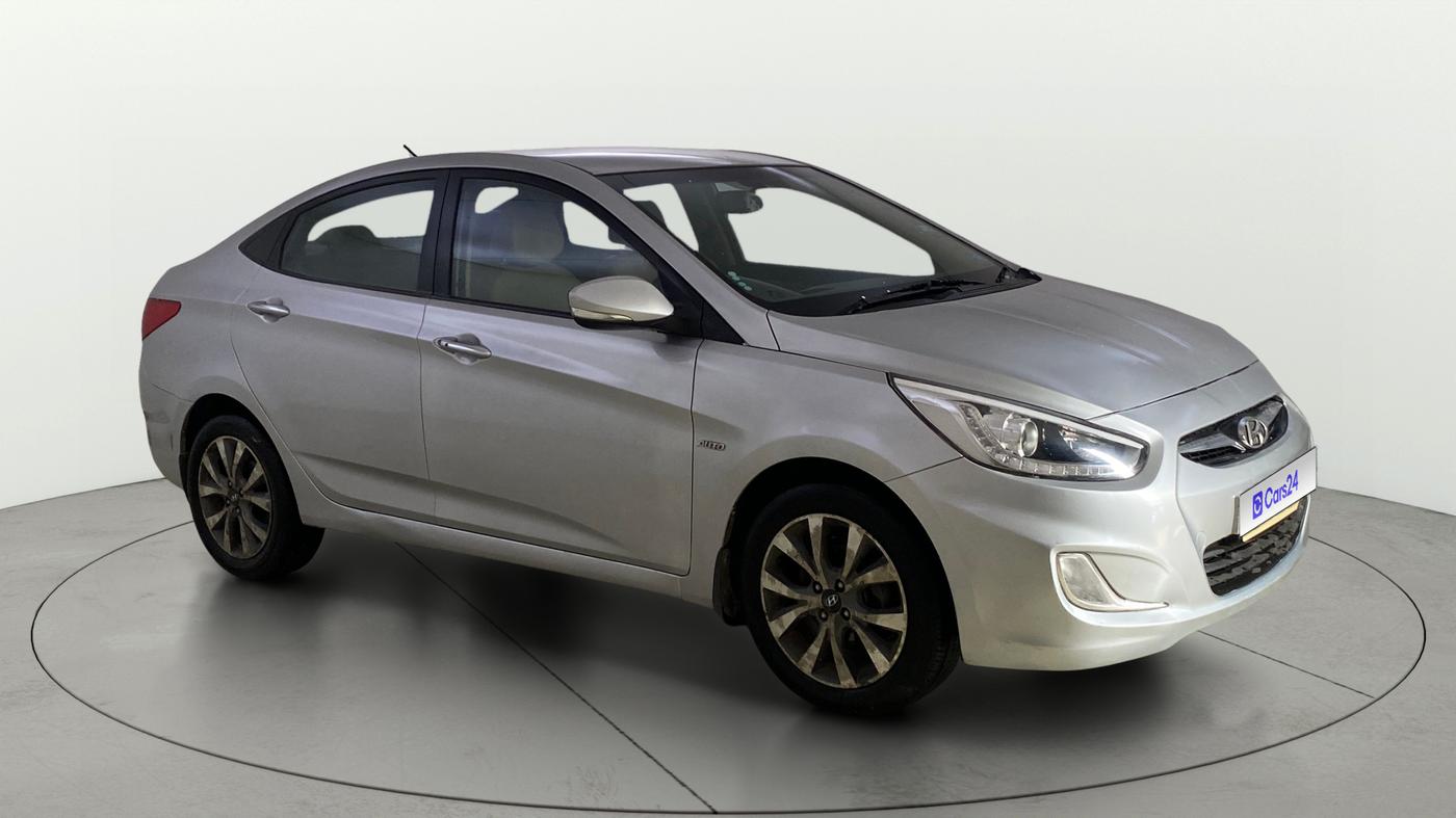 2013 Hyundai Verna FLUIDIC 1.6 VTVT SX AT, Petrol, Automatic, 52,115 km, Right Front Diagonal