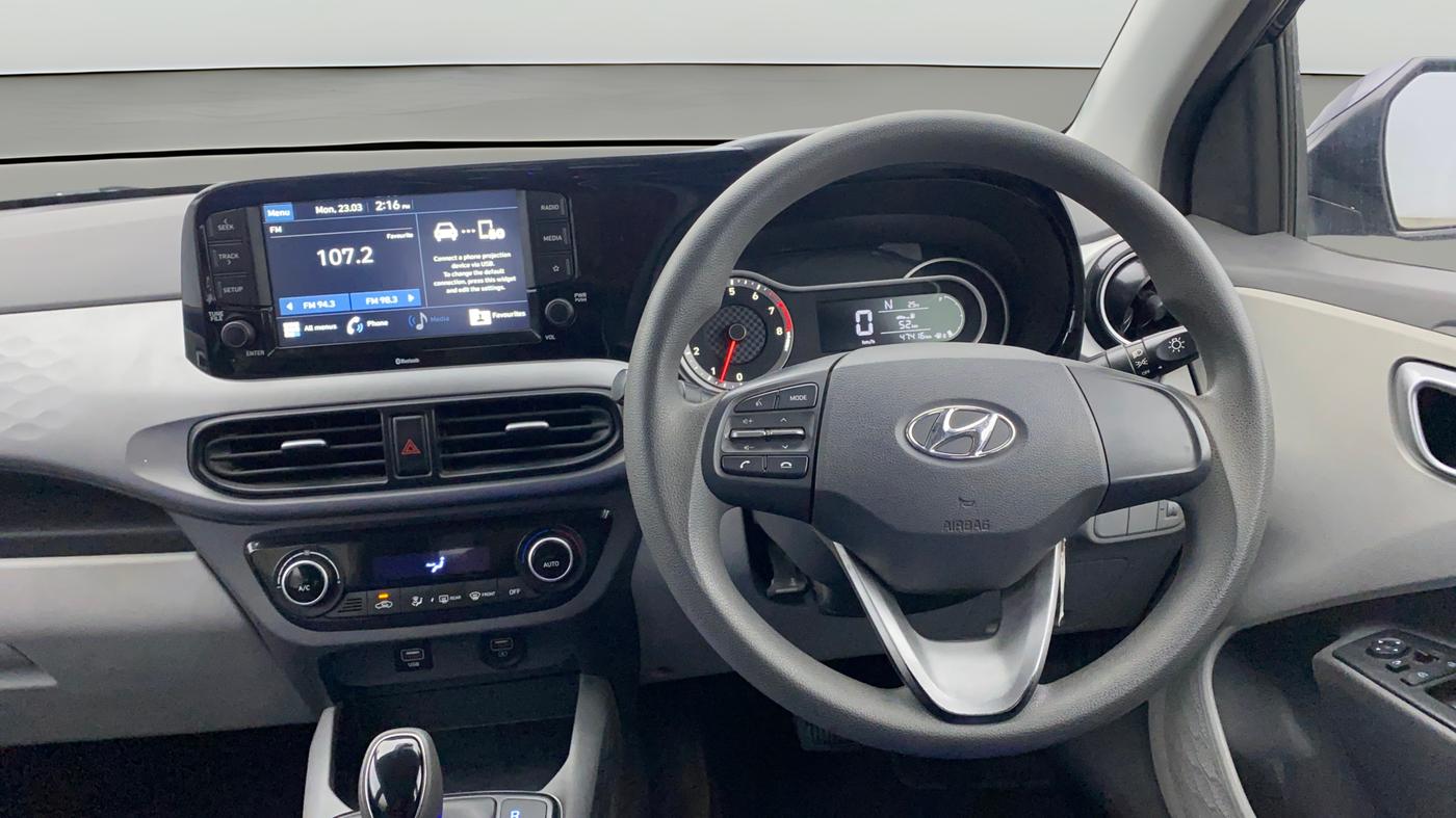 2019 Hyundai GRAND I10 NIOS SPORTZ AMT 1.2 KAPPA VTVT, Petrol, Automatic, 47,232 km, Steering Wheel Close Up