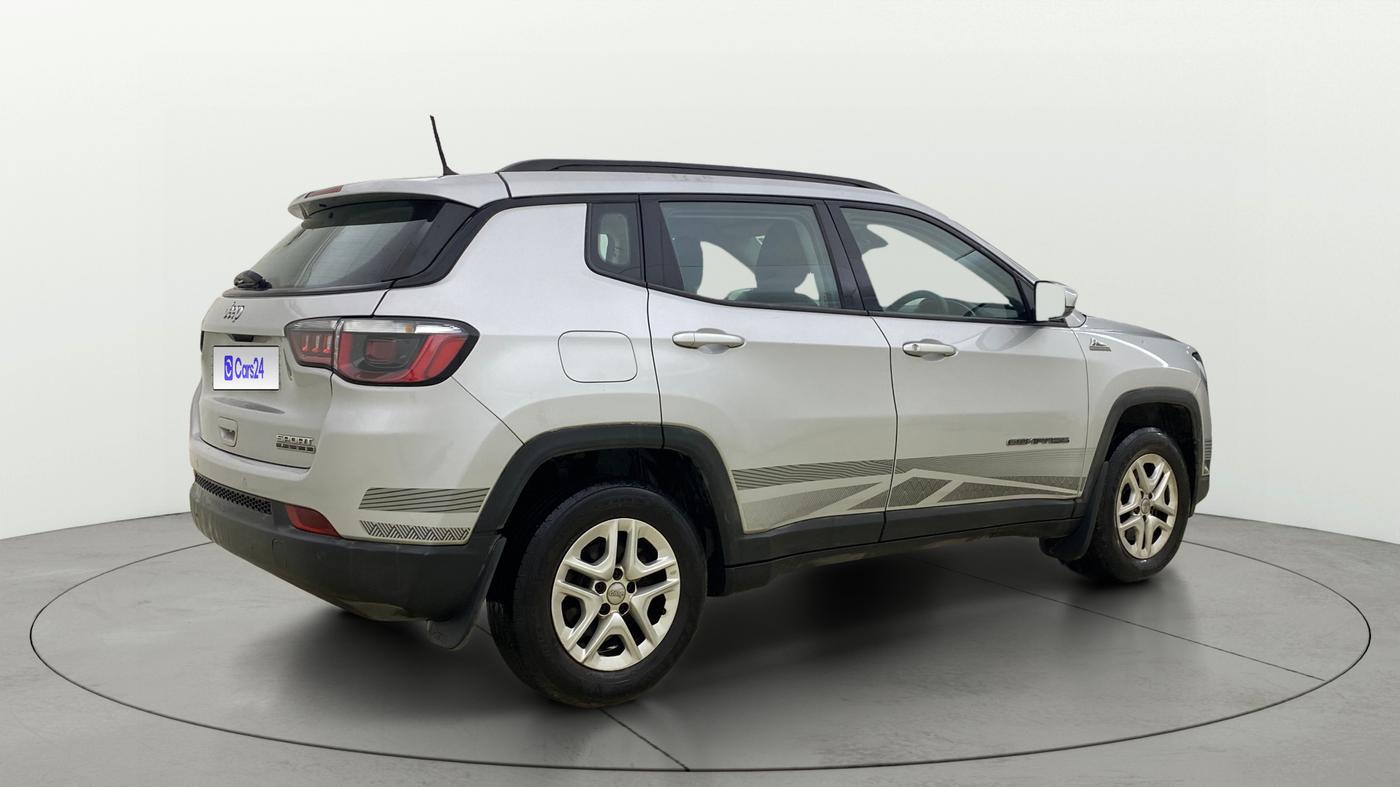 2019 Jeep Compass SPORT PLUS 1.4 PETROL, Petrol, Manual, 42,097 km, Right Back Diagonal