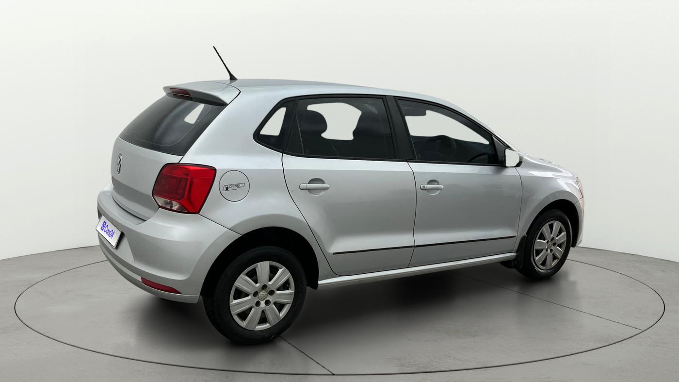 2017 Volkswagen Polo TRENDLINE 1.5L, Diesel, Manual, 79,698 km, Right Back Diagonal