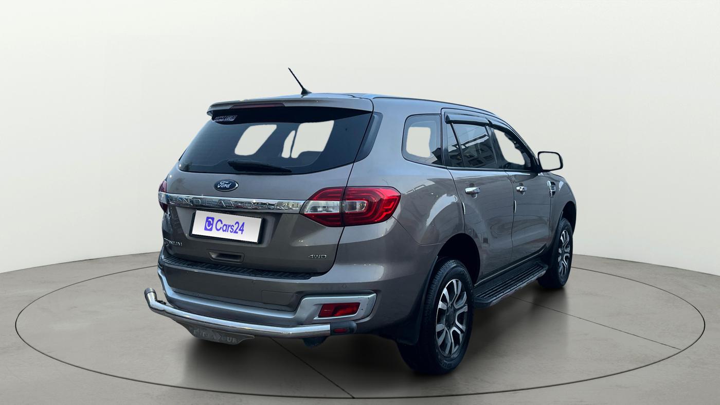 2020 Ford Endeavour TITANIUM PLUS 2.0 4X4 AT SUNROOF, Diesel, Automatic, 1,43,292 km, Right Back Diagonal