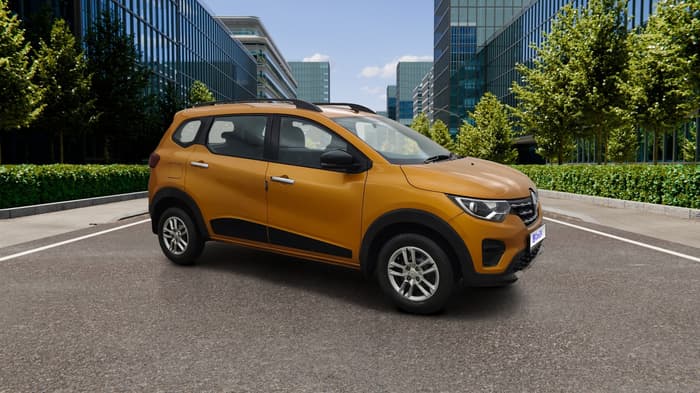 2021 Renault TRIBER RXT AMT, Petrol, Automatic, 33,615 km, Right Front Diagonal
