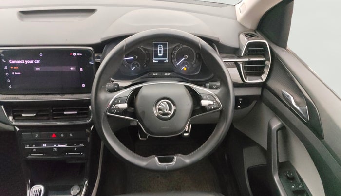 2021 Skoda KUSHAQ STYLE 1.0L TSI MT, Petrol, Manual, 60,841 km, Steering Wheel Close Up
